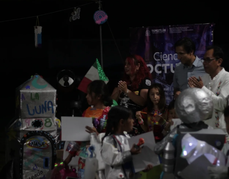 Celebra CCyTEM “Ciencia Nocturna” en Tepoztlán con gran participación ciudadana