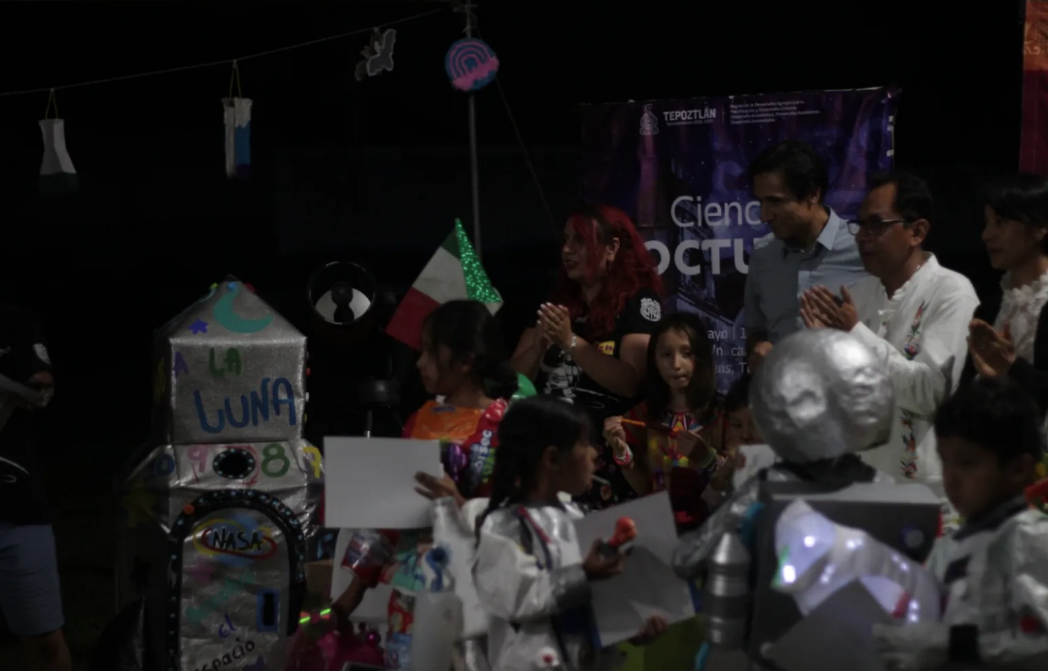Celebra CCyTEM “Ciencia Nocturna” en Tepoztlán con gran participación ciudadana