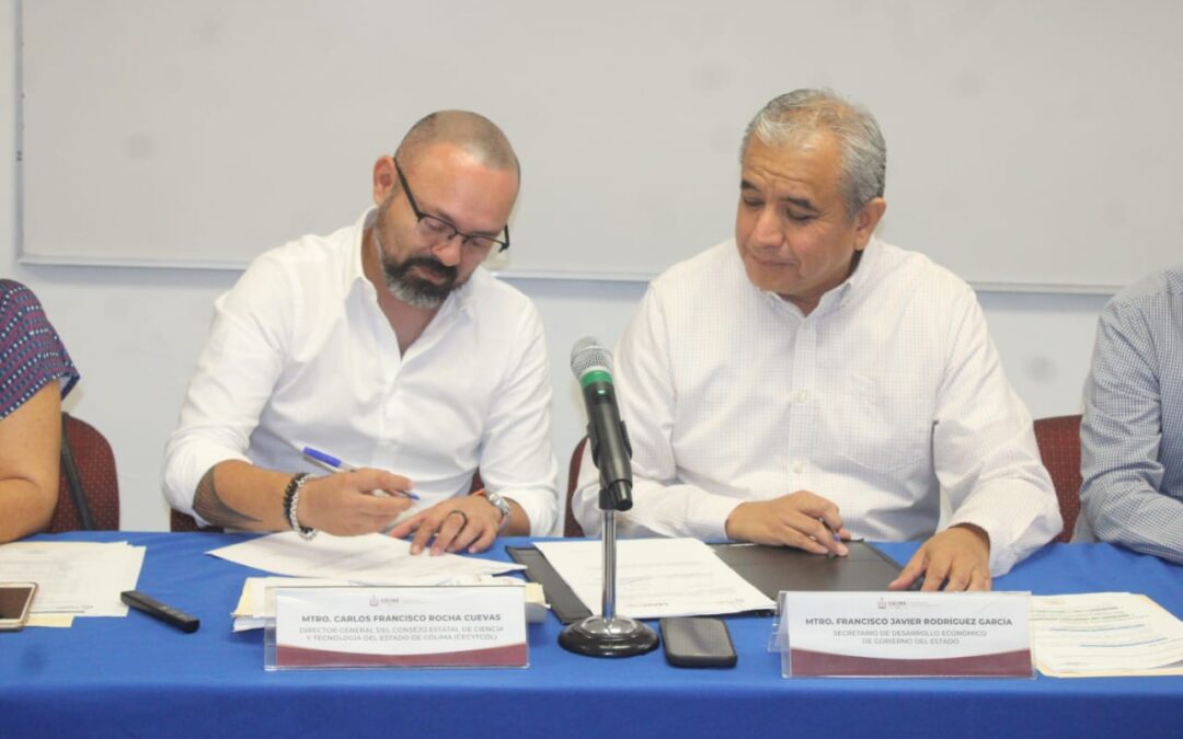 Impulsan Sedeco y Cecytcol el desarrollo económico de Colima, a través de la ciencia, tecnología e innovación