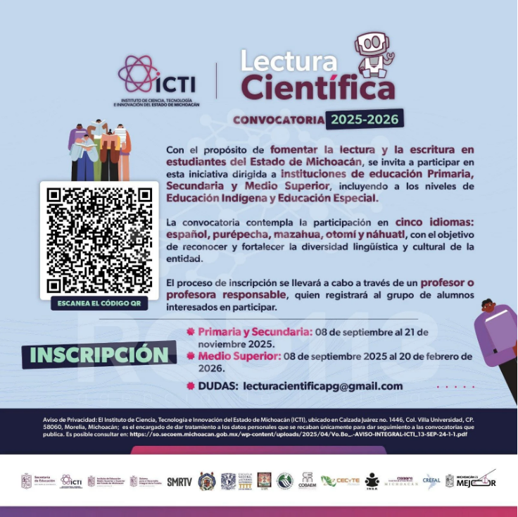 ICTI impulsa lectura científica con programa dirigido a estudiantes de todos los niveles