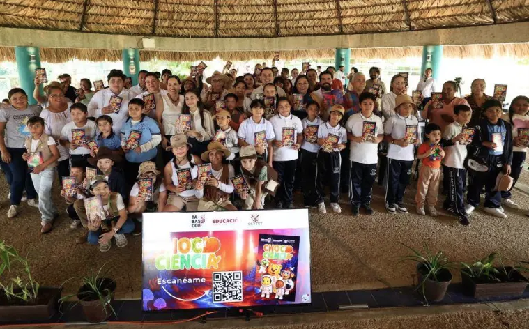 Presentan en Tabasco la Revista Chocociencia para la formación integral de niñas y niños